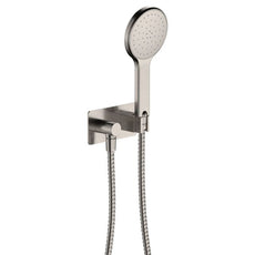 Fienza Kaya Hand Shower Rectangular Plate Brushed Nickel 433115BN - The Blue Space