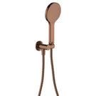 Fienza Kaya Hand Shower Round Plate Brushed Copper 433201CO - The Blue Space