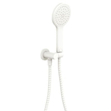 Fienza Kaya Hand Shower Round Plate Matte White 433201MW - The Blue Space