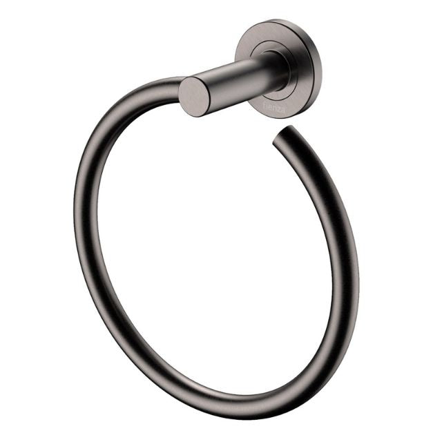 Fienza Kaya Hand Towel Ring Gun Metal 82802GM - The Blue Space