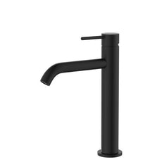 Fienza Kaya Medium Basin Mixer Matte Black 228110B - The Blue Space