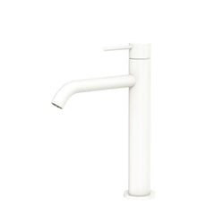 Fienza Kaya Medium Basin Mixer Matte White  228110MW - The Blue Space