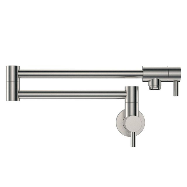 Fienza Kaya Pot Filler Wall Mixer Brushed Nickel  228120BN - The Blue Space