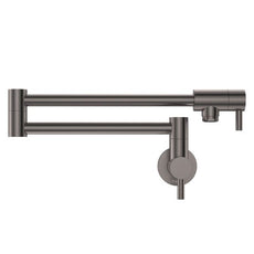 Fienza Kaya Pot Filler Wall Mixer Gun Metal  228120GM - The Blue Space