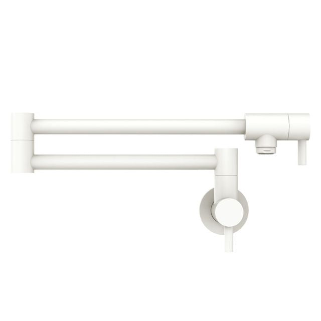 Fienza Kaya Pot Filler Wall Mixer Matte White  228120MW - The Blue Space