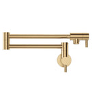 Fienza Kaya Pot Filler Wall Mixer Sus304 Urban Brass  228120UB - The Blue Space