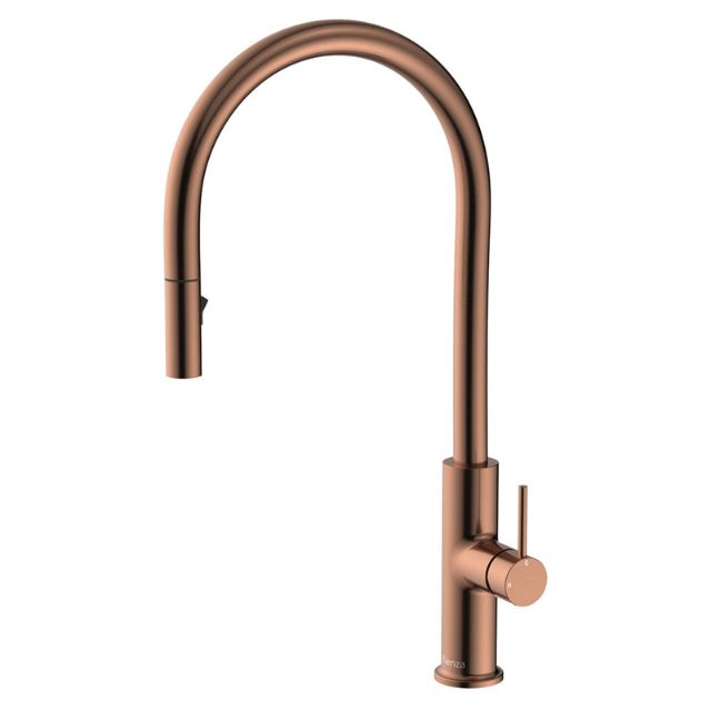 Fienza Kaya Pull Out Sink Mixer Brushed Copper  228108CO - The Blue Space