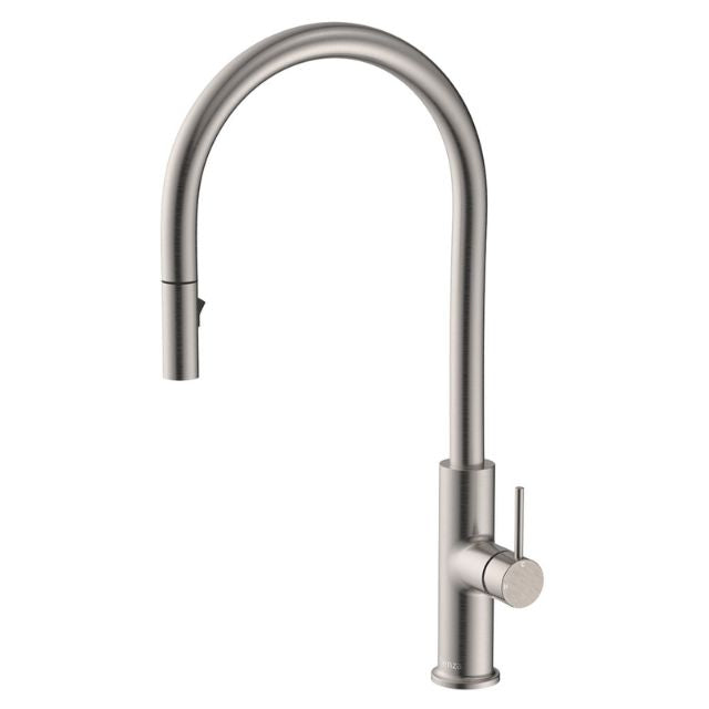 Fienza Kaya Pull Out Sink Mixer Brushed Nickel 228108BN - The Blue Space