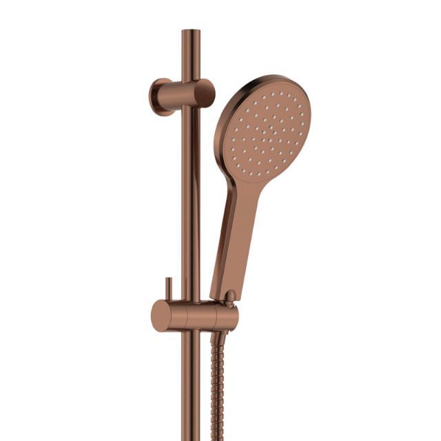 Close Fienza Kaya Rail Shower Brushed Copper 444109CO - The Blue Space