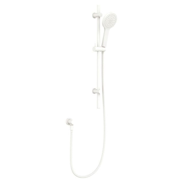 Angle Fienza Kaya Rail Shower Matte White 444109MW - The Blue Space