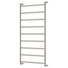 Fienza Kaya Round Heated Towel Rail 600X1200X100mm 9 Bars Brushed Nickel 82860120BN - The Blue Space