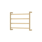 Fienza Kaya Round Heated Towel Rail 600X450X100mm 4 Bars Urban Brass 8286045UB - The Blue Space