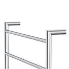 Angle Fienza Kaya Round Heated Towel Rail 600X800X100mm 6 Bars Chrome 8286080 - The Blue Space