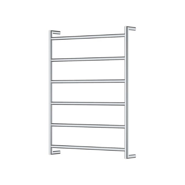 Fienza Kaya Round Heated Towel Rail 600X800X100mm 6 Bars Chrome 8286080 - The Blue Space