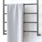 Shop Fienza Kaya Round Heated Towel Rail 600X800X100mm 6 Bars Gun Metal 8286080GM - The Blue Space