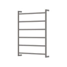 Fienza Kaya Round Heated Towel Rail 600X800X100mm 6 Bars Gun Metal 8286080GM - The Blue Space