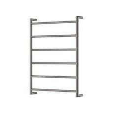 Fienza Kaya Round Heated Towel Rail 600X800X100mm 6 Bars Gun Metal 8286080GM - The Blue Space