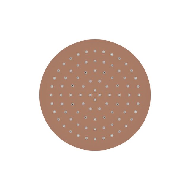 Bottom Fienza Kaya Round Shower Head 250mm Brushed Copper 411125CO - The Blue Space