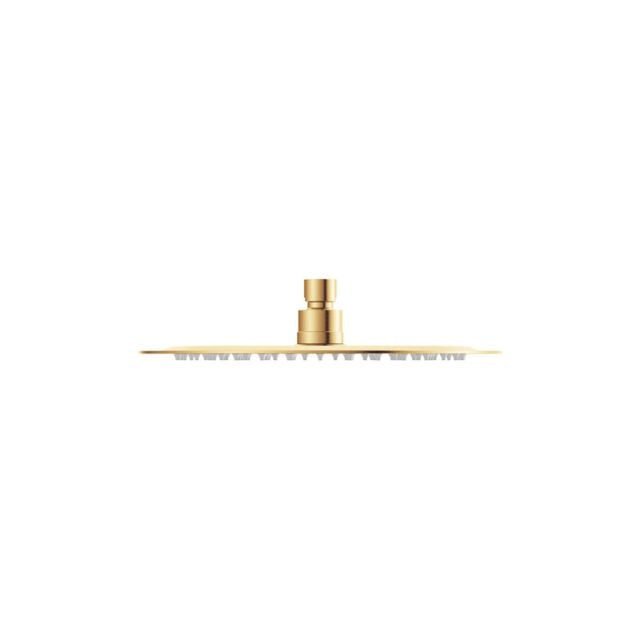 Front Fienza Kaya Round Shower Head 250mm Urban Brass 411125UB - The Blue Space