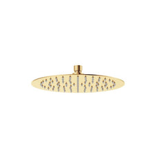 Fienza Kaya Round Shower Head 250mm Urban Brass 411125UB - The Blue Space