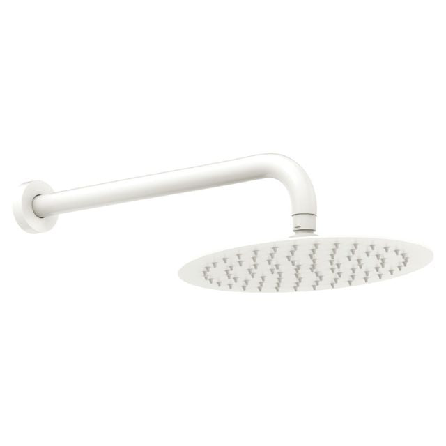 Fienza Kaya Shower Arm Set Matte White 411125MW-B - The Blue Space