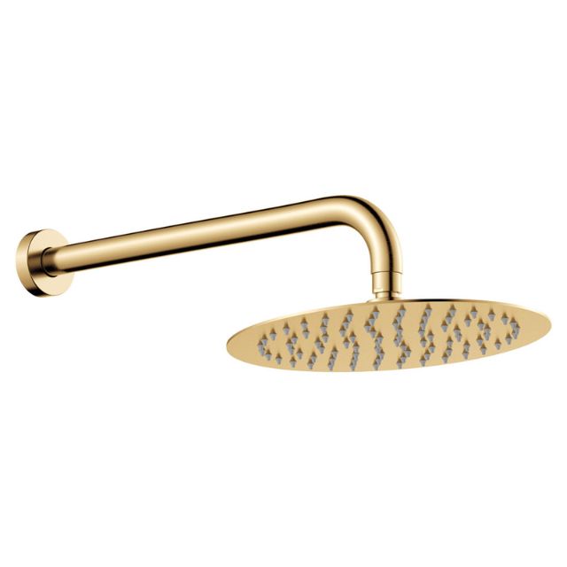 Fienza Kaya Shower Arm Set Urban Brass 411125UB-B - The Blue Space