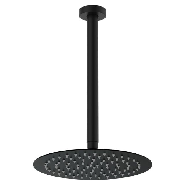 Fienza Kaya Shower Ceiling Dropper Set Matte Black 411125B-C - The Blue Space