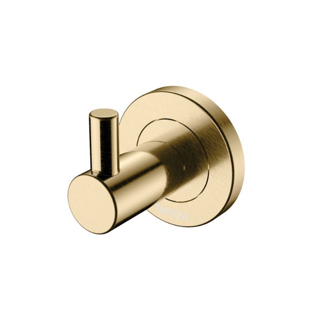 Fienza Kaya Single Robe Hook Urban Brass