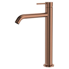 Fienza Kaya Tall Basin Mixer Brushed Copper  228107CO - The Blue Space