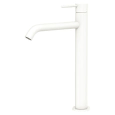 Fienza Kaya Tall Basin Mixer Matte White  228107MW - The Blue Space