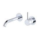 Fienza Kaya Up Basin/Bath Mixer 160Mm Outlet Set Round Plates Chrome 228118 - The Blue Space