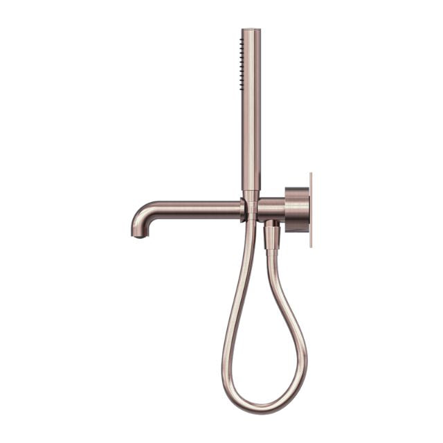 Side Nero Kara Progressive Shower System With Spout 230mm Brushed Bronze NR271903A230BZ - The Blue Space