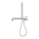 Side Nero Kara Progressive Shower System With Spout 230mm Brushed Nickel NR271903A230BN - The Blue Space