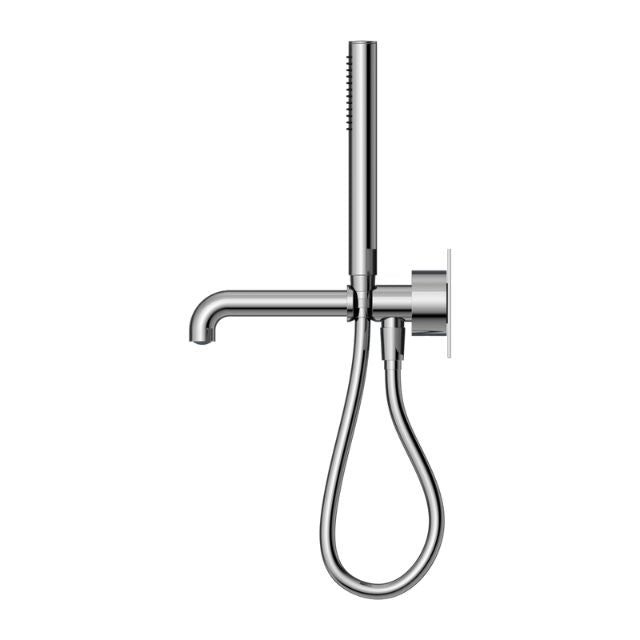 Nero Kara Progressive Shower System With Spout 230mm Chrome