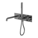 Nero Kara Progressive Shower System With Spout 230mm Gun Metal NR271903a230GM - The Blue Space