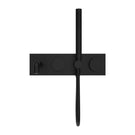 Front Nero Kara Progressive Shower System With Spout 230mm Matte Black NR271903a230MB - The Blue Space