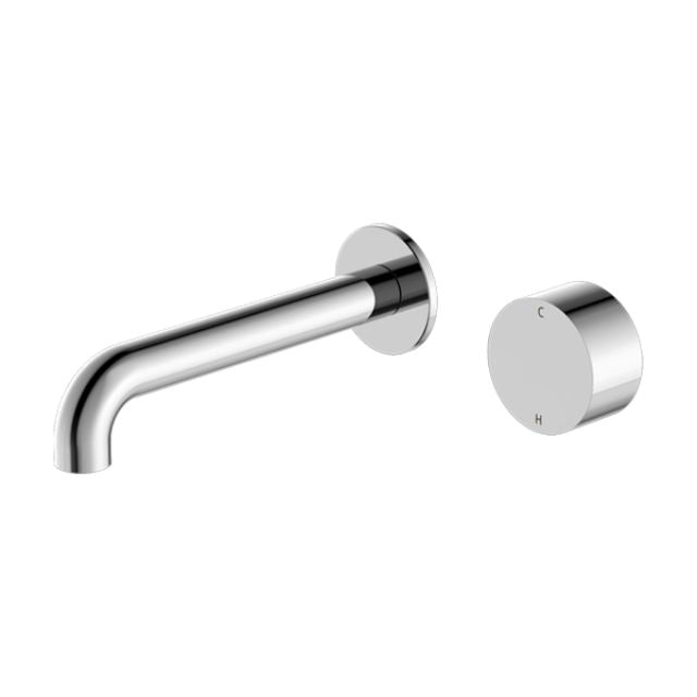 Nero Kara Progressive Wall Basin/Bath Set 120mm Chrome NR271907A120CH - The Blue Space