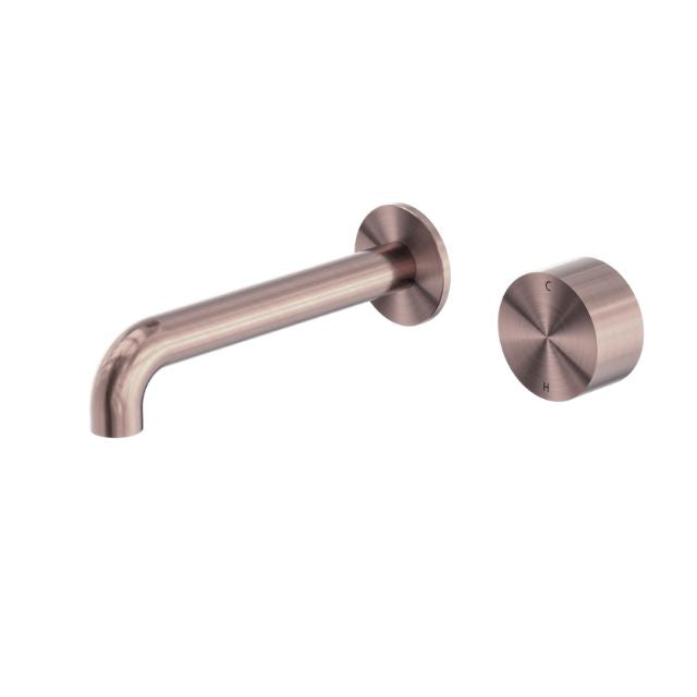 Nero Kara Progressive Wall Basin/Bath Set 160mm Brushed Bronze NR271907A160BZ - The Blue Space