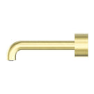 Side Nero Kara Progressive Wall Basin/Bath Set 160mm Brushed Gold NR271907A160BG - The Blue Space