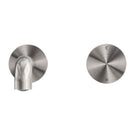 Front Nero Kara Progressive Wall Basin/Bath Set 160mm Brushed Nickel NR271907A160BN - The Blue Space