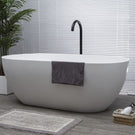 Kaskade Lucia Freestanding Stone Bath Matte White 1500mm VX12-1500 - The Blue Space