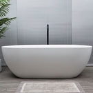 Kaskade Lucia Freestanding Stone Bath Matte White 1600mm VX12-1600 - The Blue Space