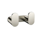 Meir Curvaé Double Robe Hook Brushed Nickel MRRH-2D00N-PVDBN - The Blue Space