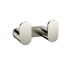 Meir Curvaé Double Robe Hook Brushed Nickel MRRH-2D00N-PVDBN - The Blue Space