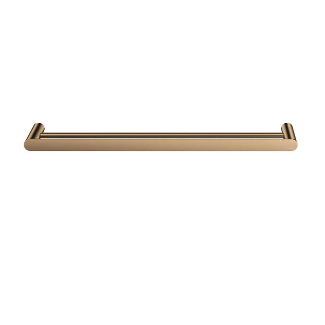 Angle Meir Curvaé Double Towel Rail 600mm Lustre Bronze MRTR-3D60N-PVDBZ - The Blue Space