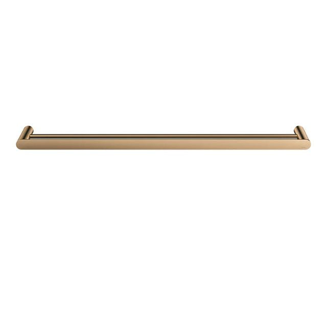 Angle Meir Curvaé Double Towel Rail 800mm Lustre Bronze MRTR-3D80N-PVDBZ - The Blue Space