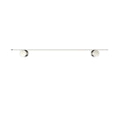 Front Meir Curvaé Shower Shelf  Brushed Nickel MRSS-2040N-PVDBN - The Blue Space