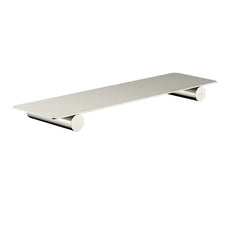 Meir Curvaé Shower Shelf  Brushed Nickel MRSS-2040N-PVDBN - The Blue Space