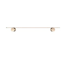 Front Meir Curvaé Shower Shelf  Champagne MRSS-2040N-CH - The Blue Space