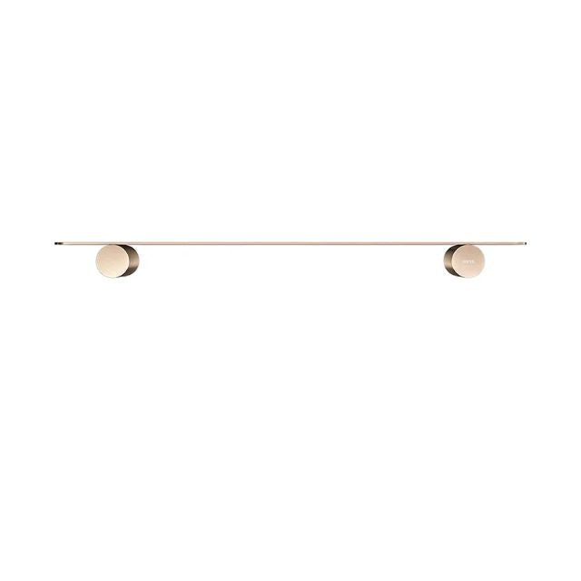 Front Meir Curvaé Shower Shelf  Champagne MRSS-2040N-CH - The Blue Space